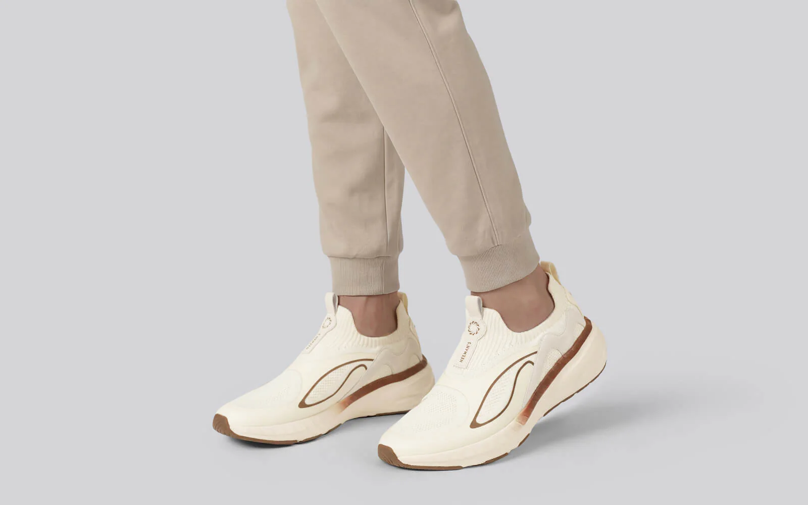 Novra Slip Ons For Men : Ivory - Image 9