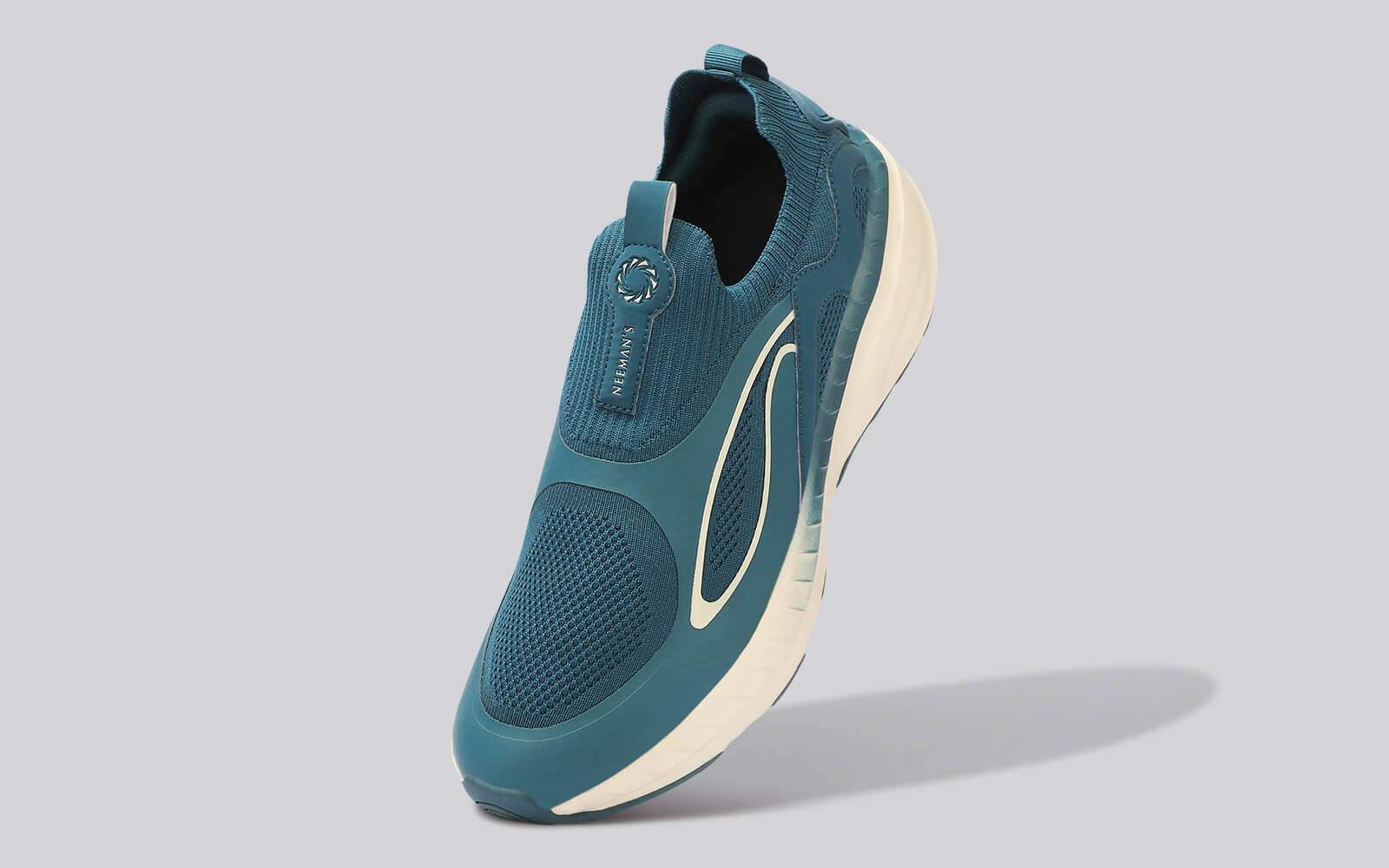 Novra Slip Ons For Men : Teal - Image 5
