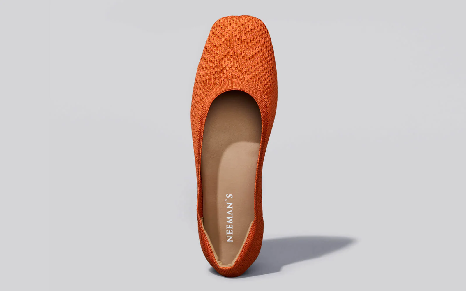 Plush Square Flats : Apricot - Image 4