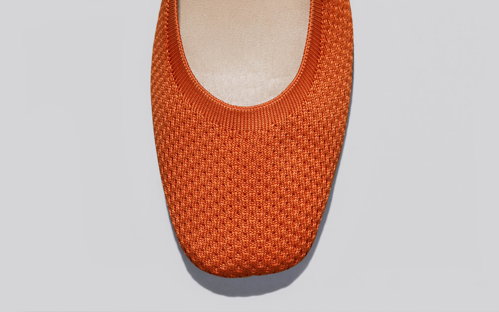 Plush Square Flats : Apricot - Image 8