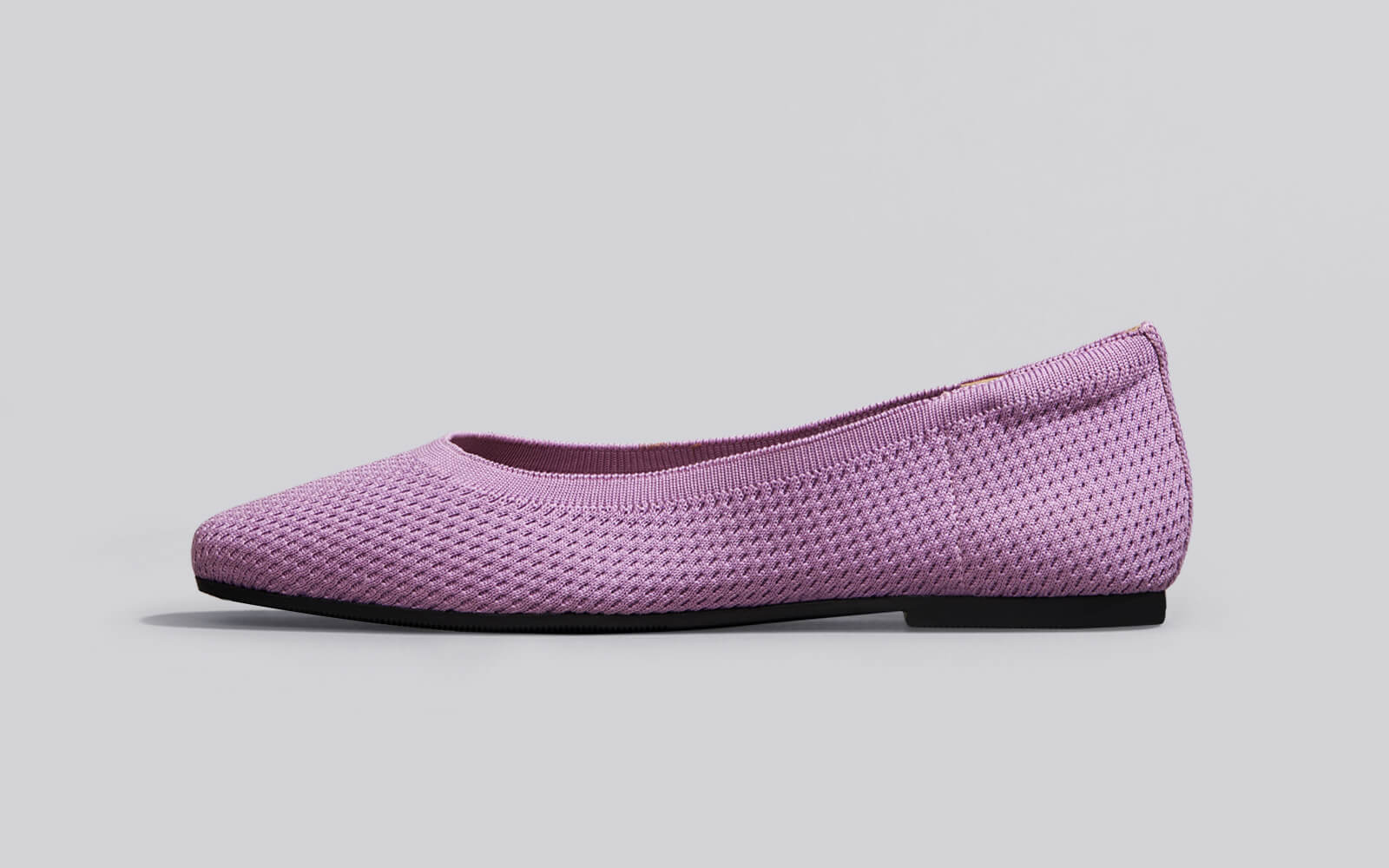 Plush Square Flats : Lavender - Image 4