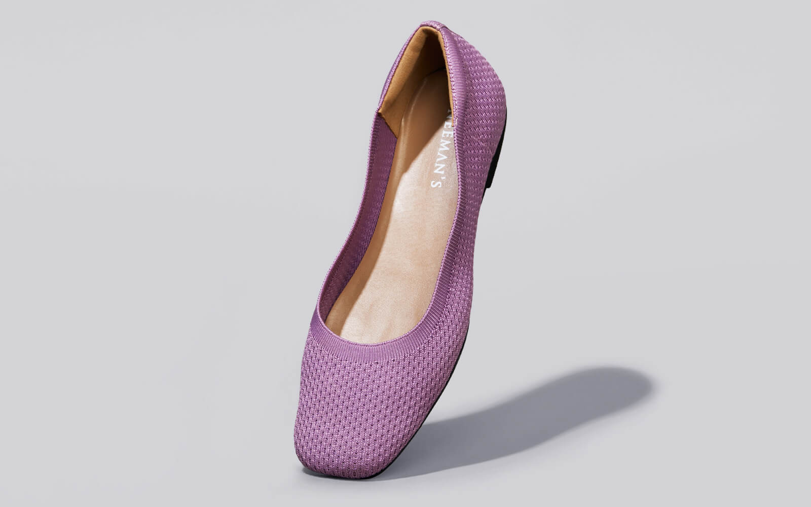 Plush Square Flats : Lavender - Image 6