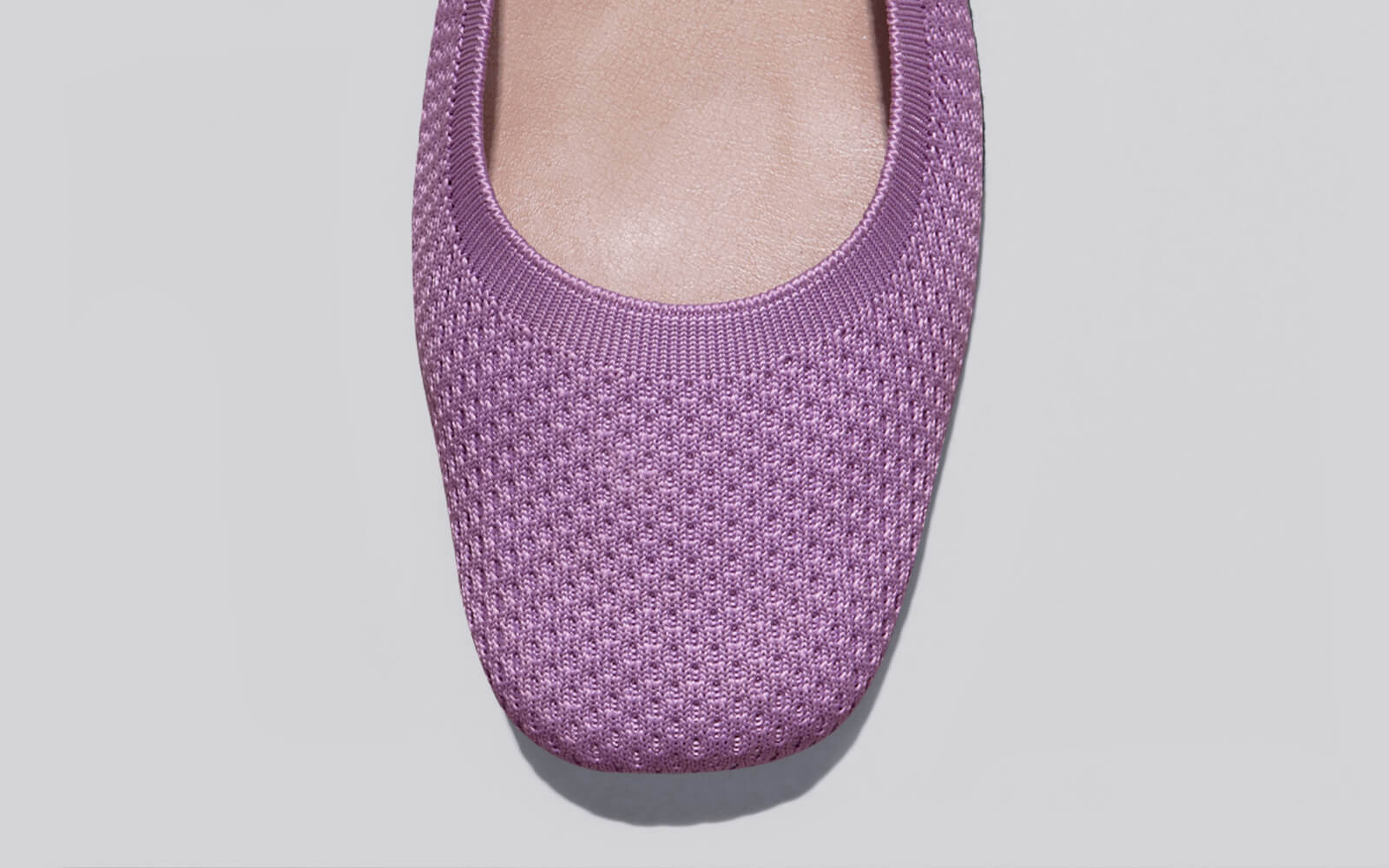 Plush Square Flats : Lavender - Image 8
