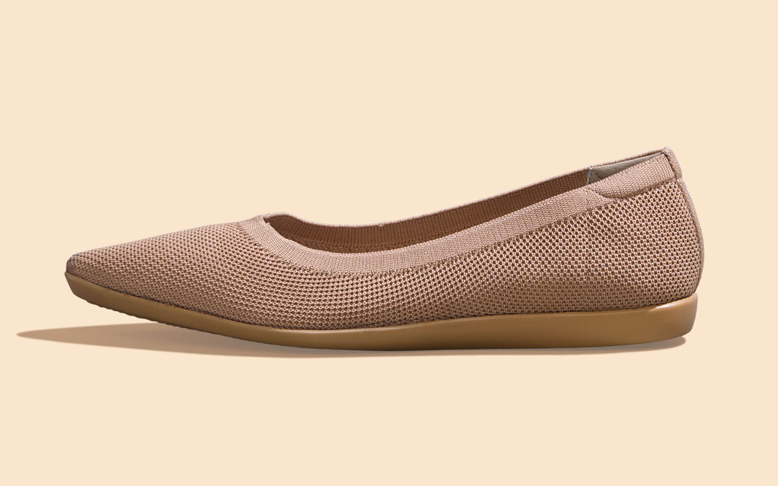Pointed Ease For Women : Beige - Image 4