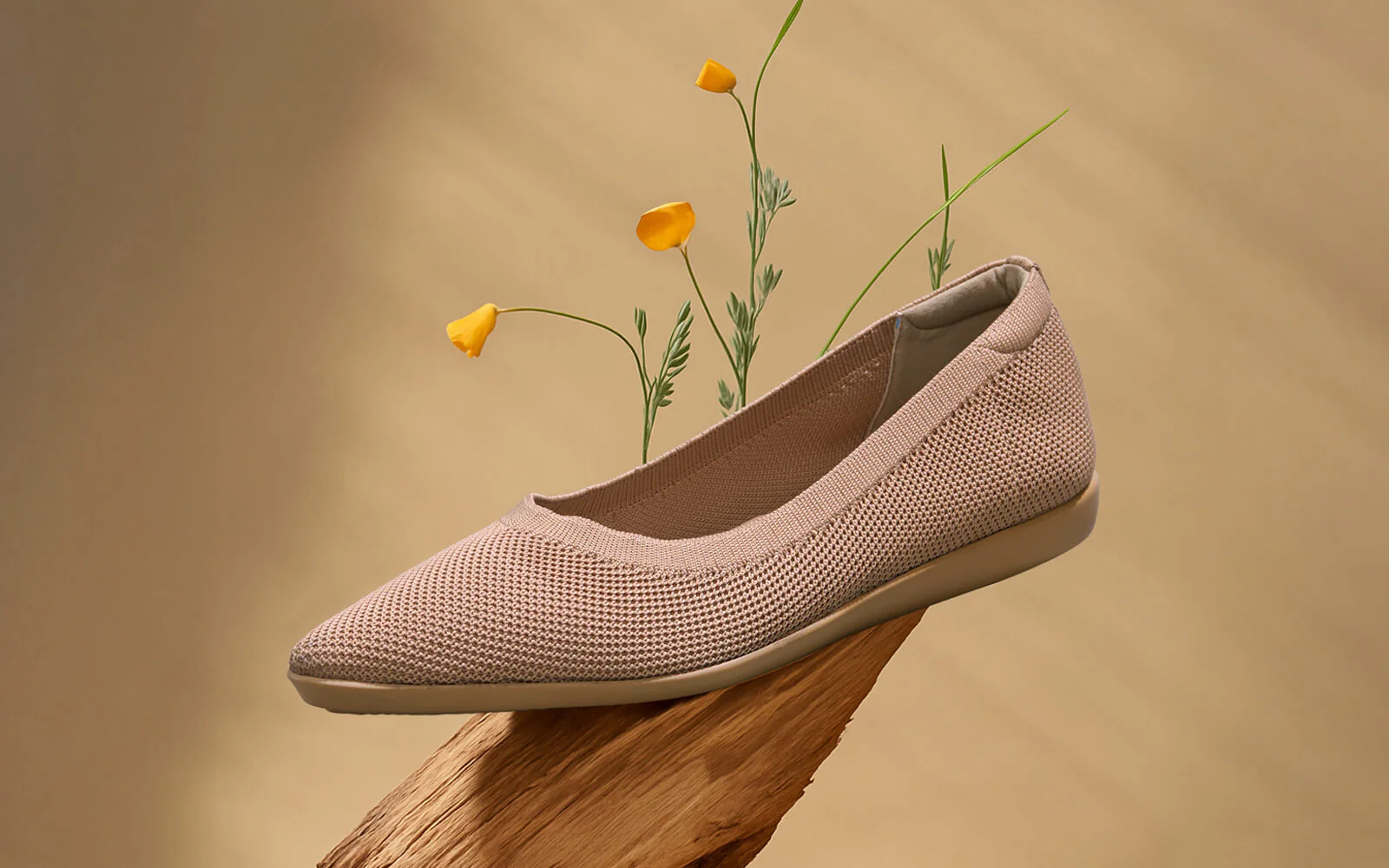 Pointed Ease For Women : Beige - Image 9