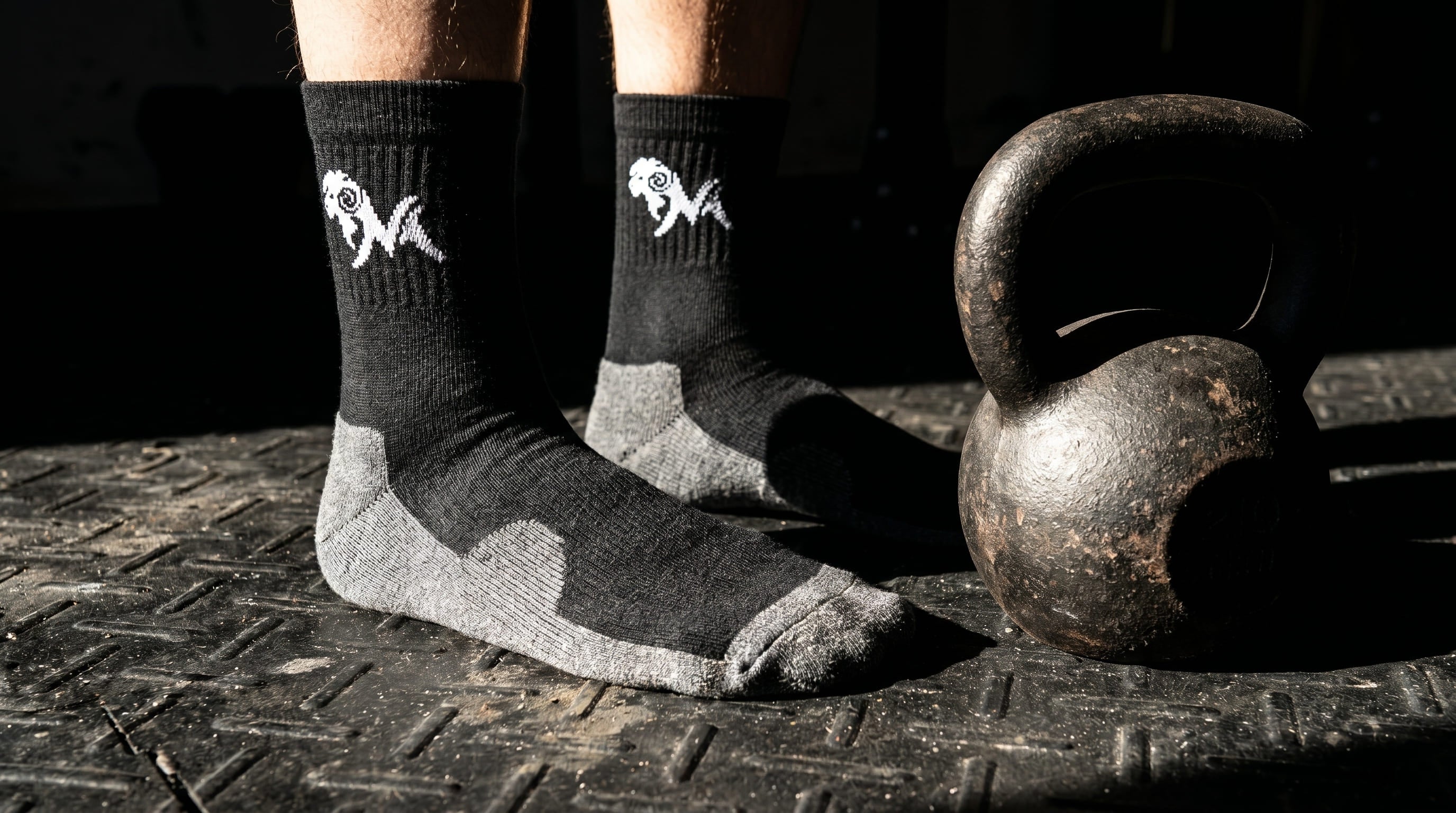 Quarter All Day Socks : Black White Grey (Pack of 3) - Image 2