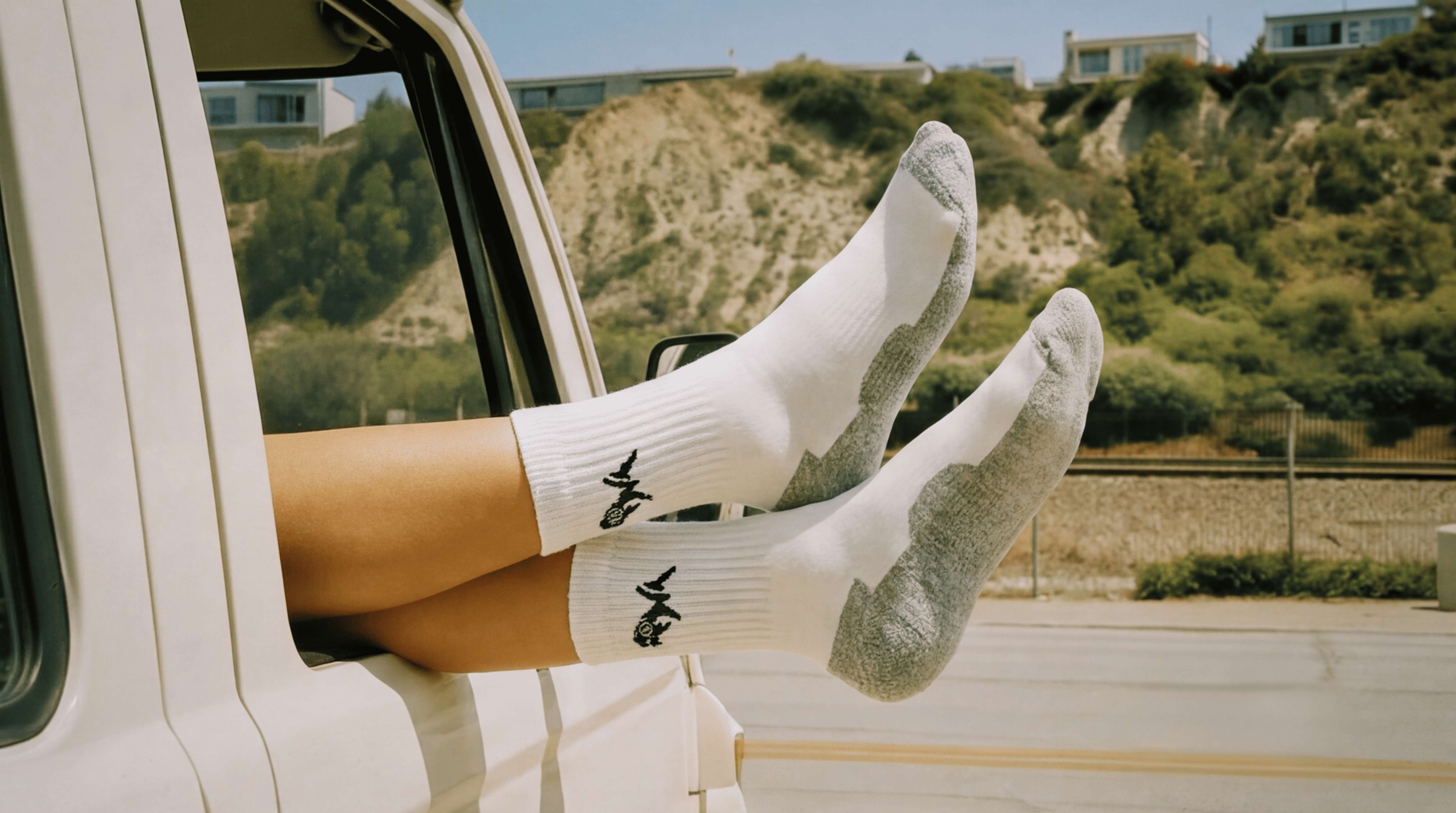 Quarter All Day Socks : Black White Grey (Pack of 3) - Image 6