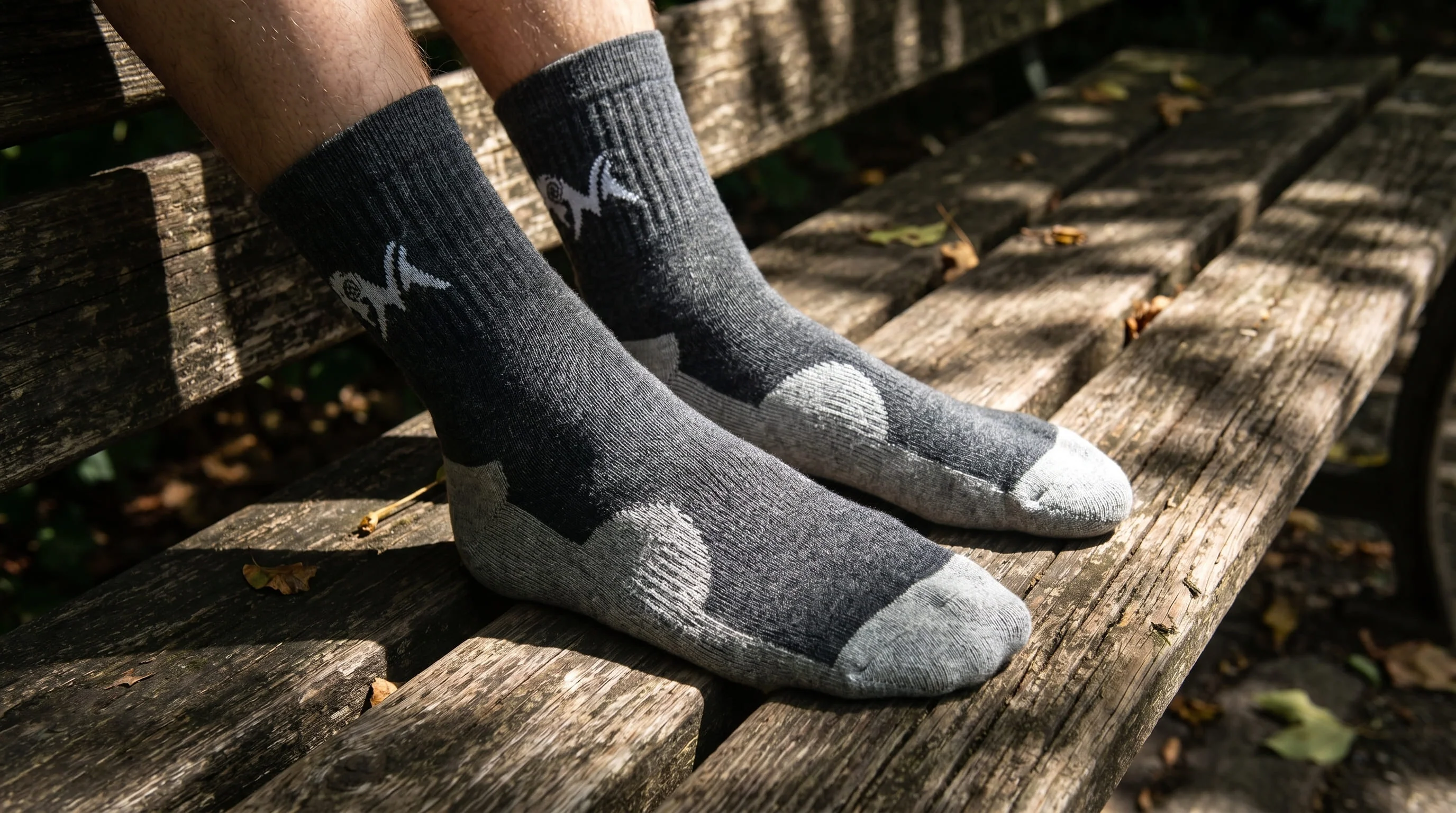 Quarter All Day Socks : White Blue Grey (Pack of 3) - Image 4