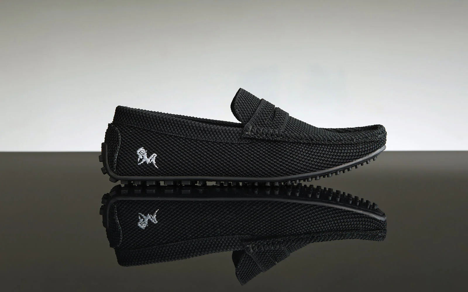 ReLive Knit Loafers : Jet Black - Image 3
