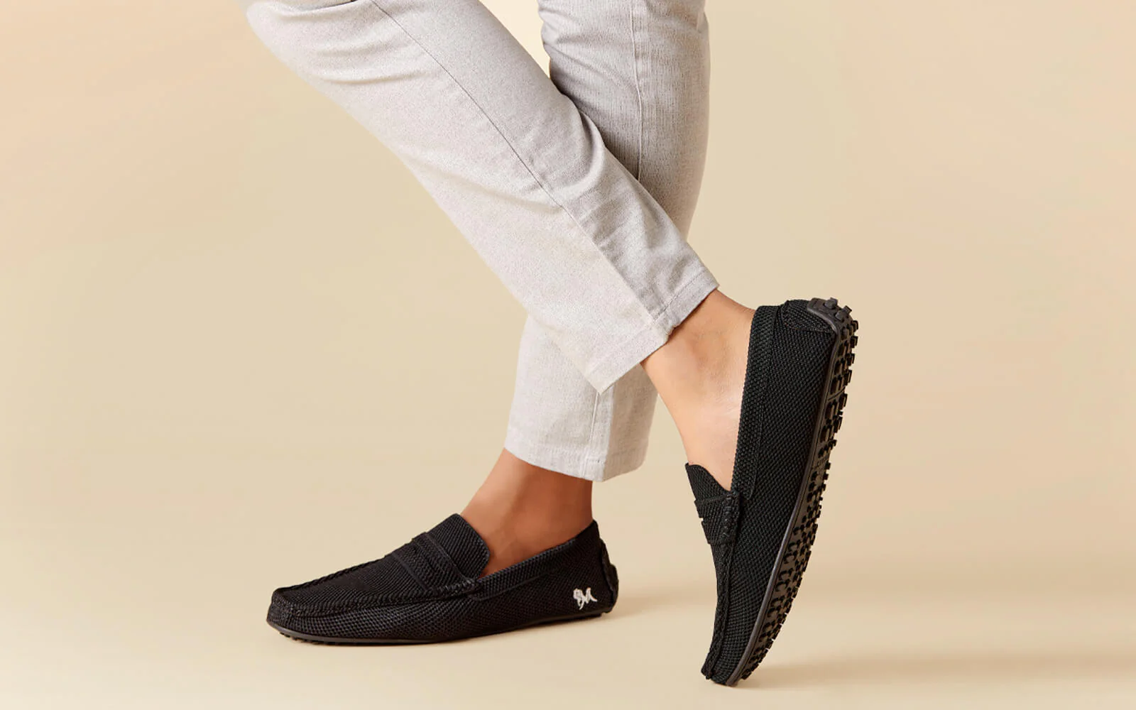 ReLive Knit Loafers : Jet Black - Image 6