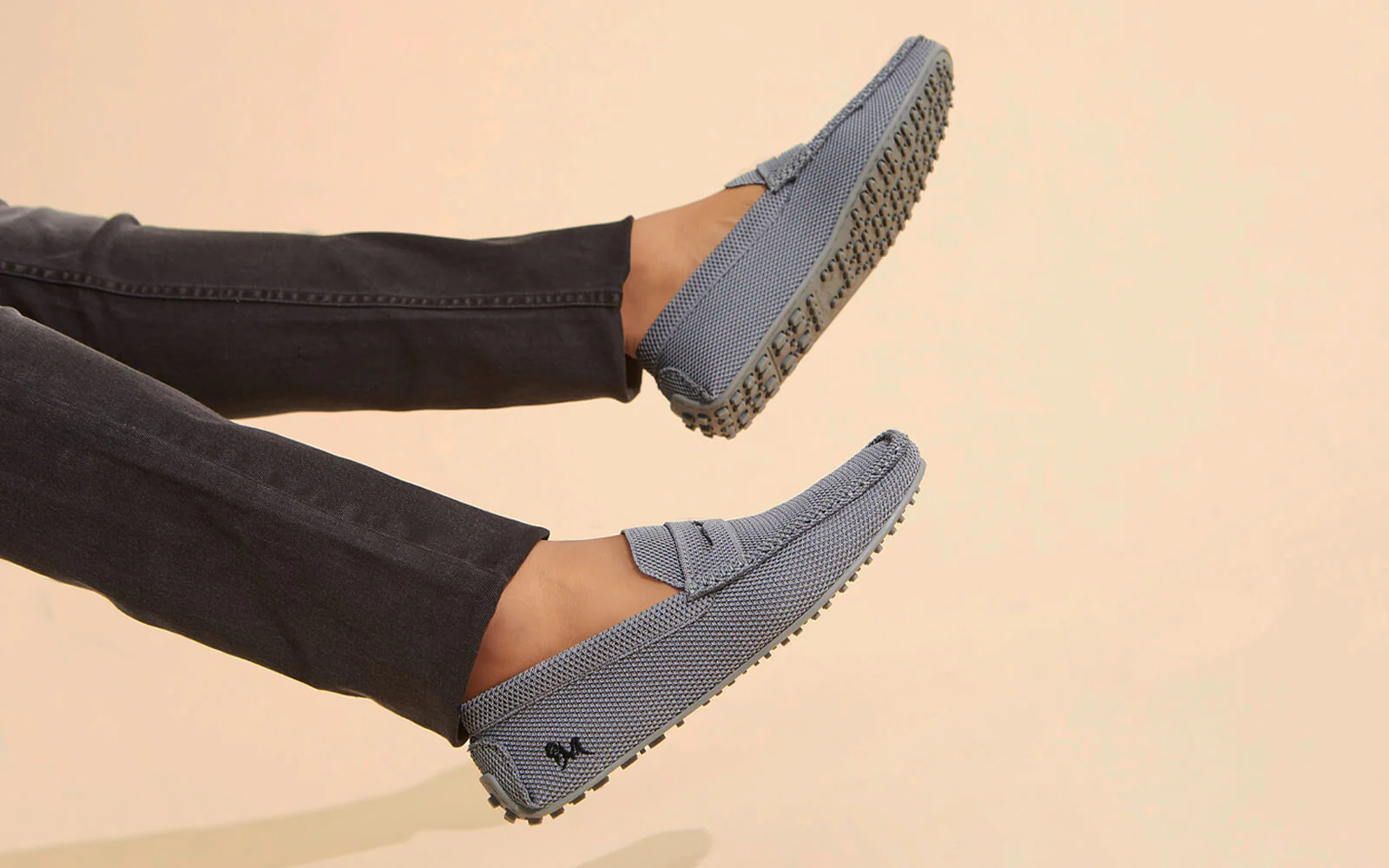 ReLive Knit Loafers : Steel Grey - Image 8