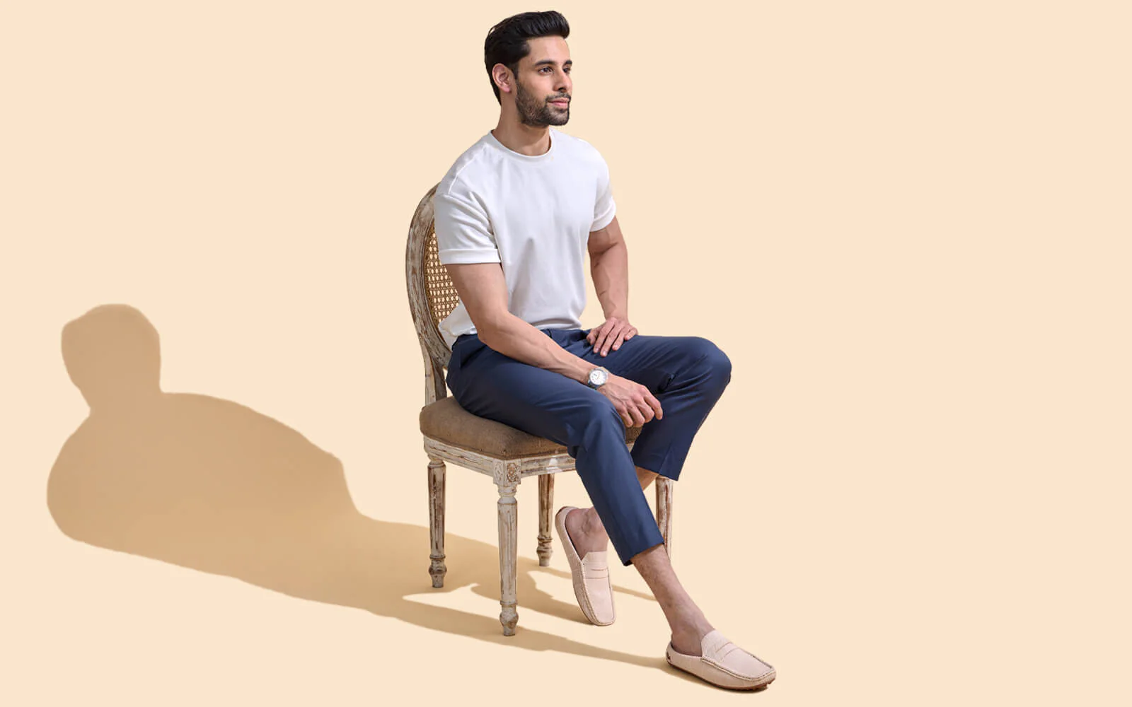 Relive Knit Mules : Beige - Image 10