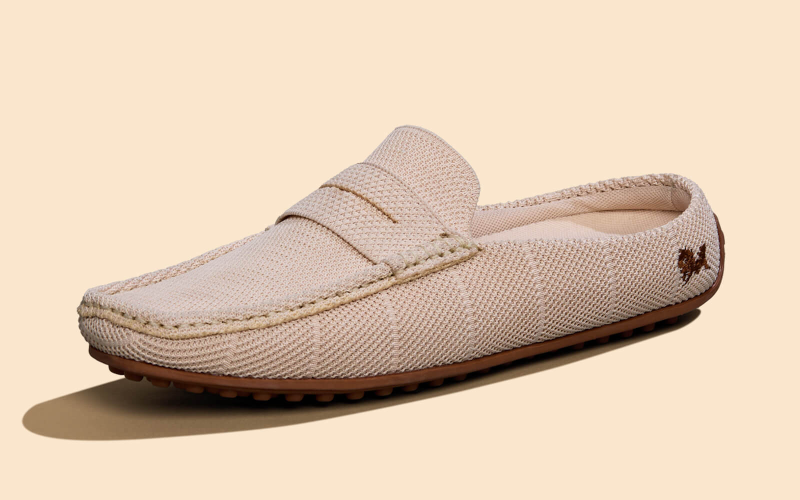 Relive Knit Mules : Beige - Image 7