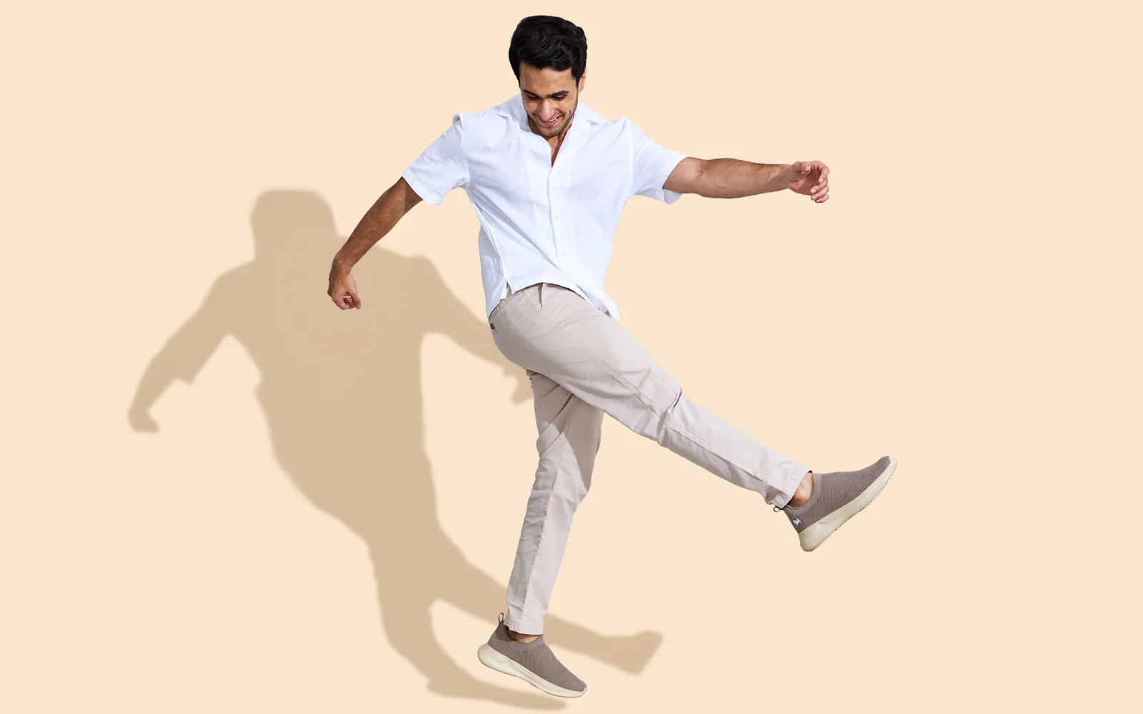 ReLive Knit Slip Ons Renew : Beige - Image 8
