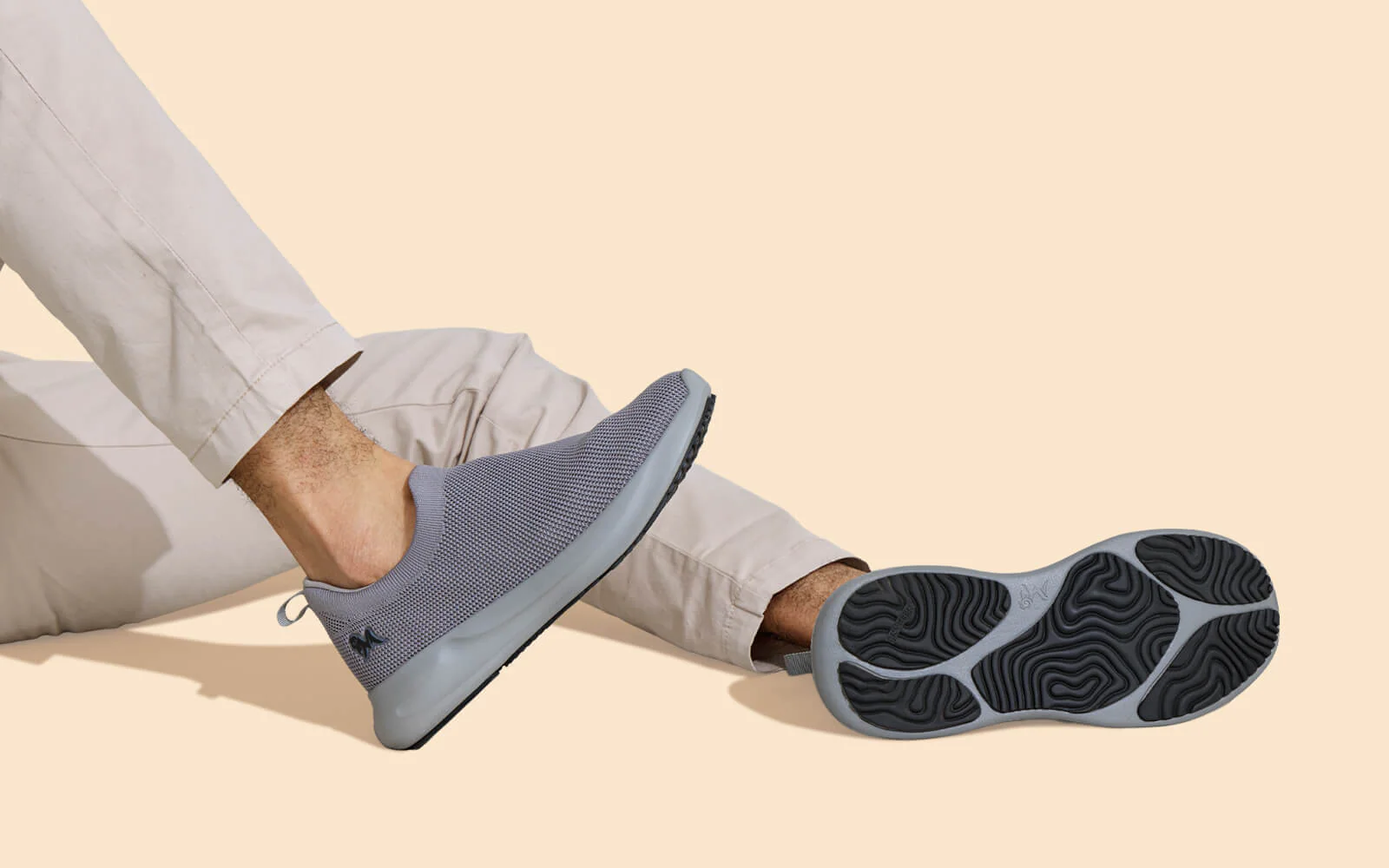 ReLive Knit Slip Ons Renew : Grey - Image 7