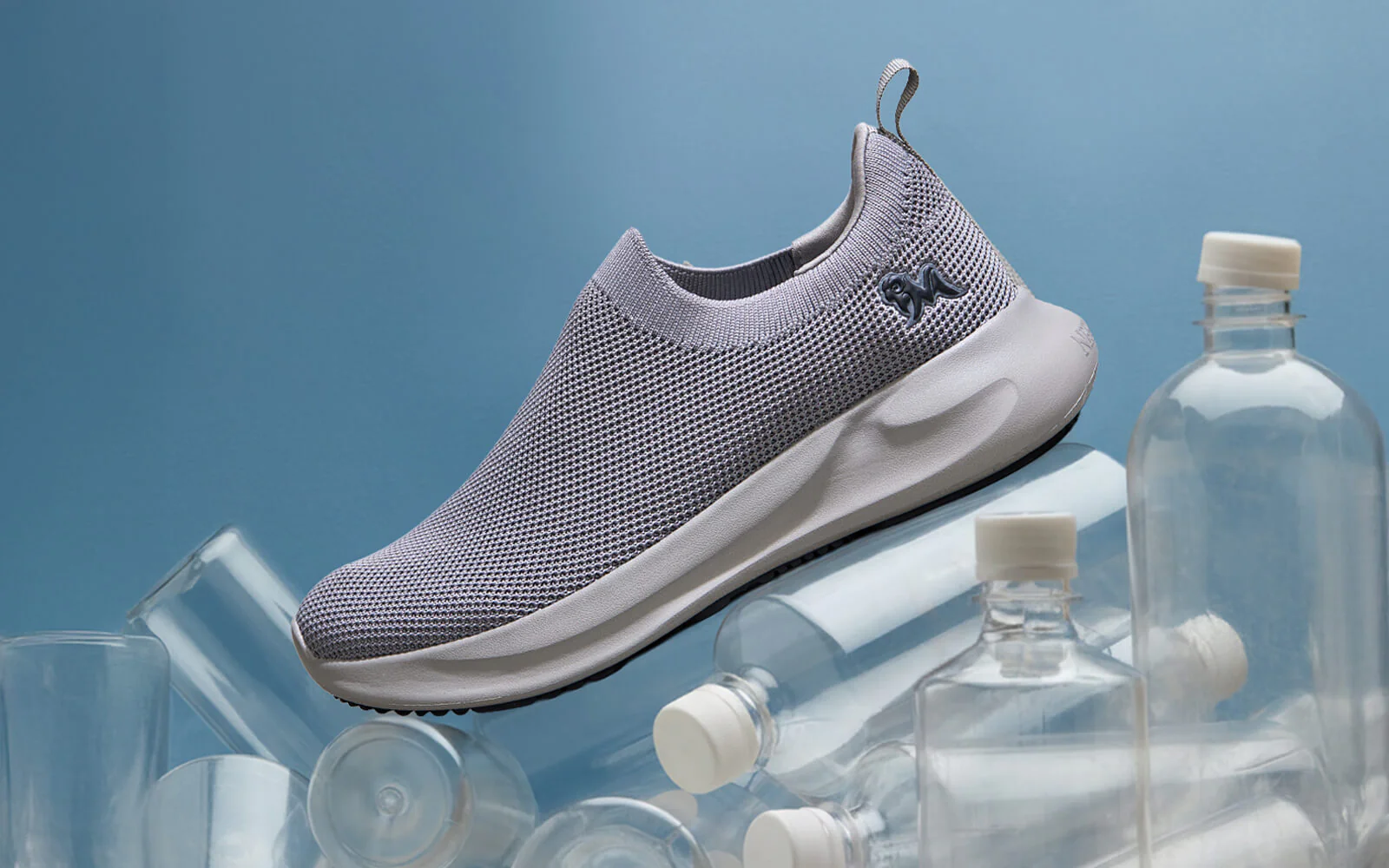 ReLive Knit Slip Ons Renew : Grey - Image 9