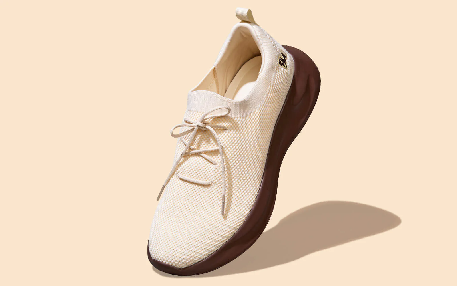 ReLive Knit Sneakers Renew : Ivory Brown - Image 2