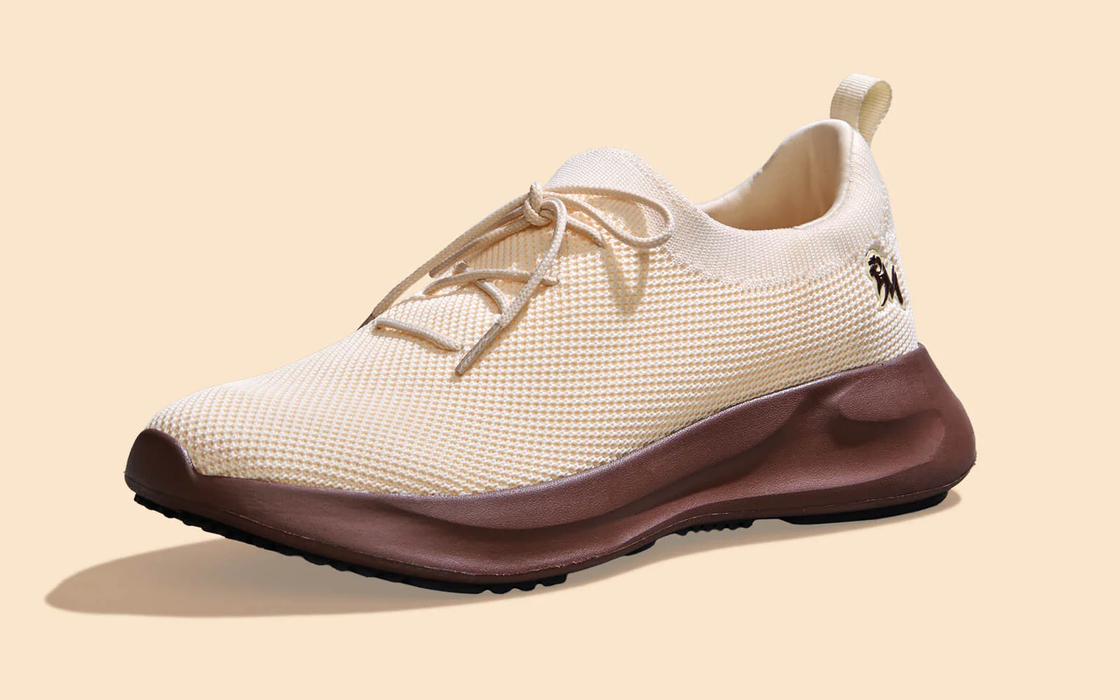 ReLive Knit Sneakers Renew : Ivory Brown - Image 3