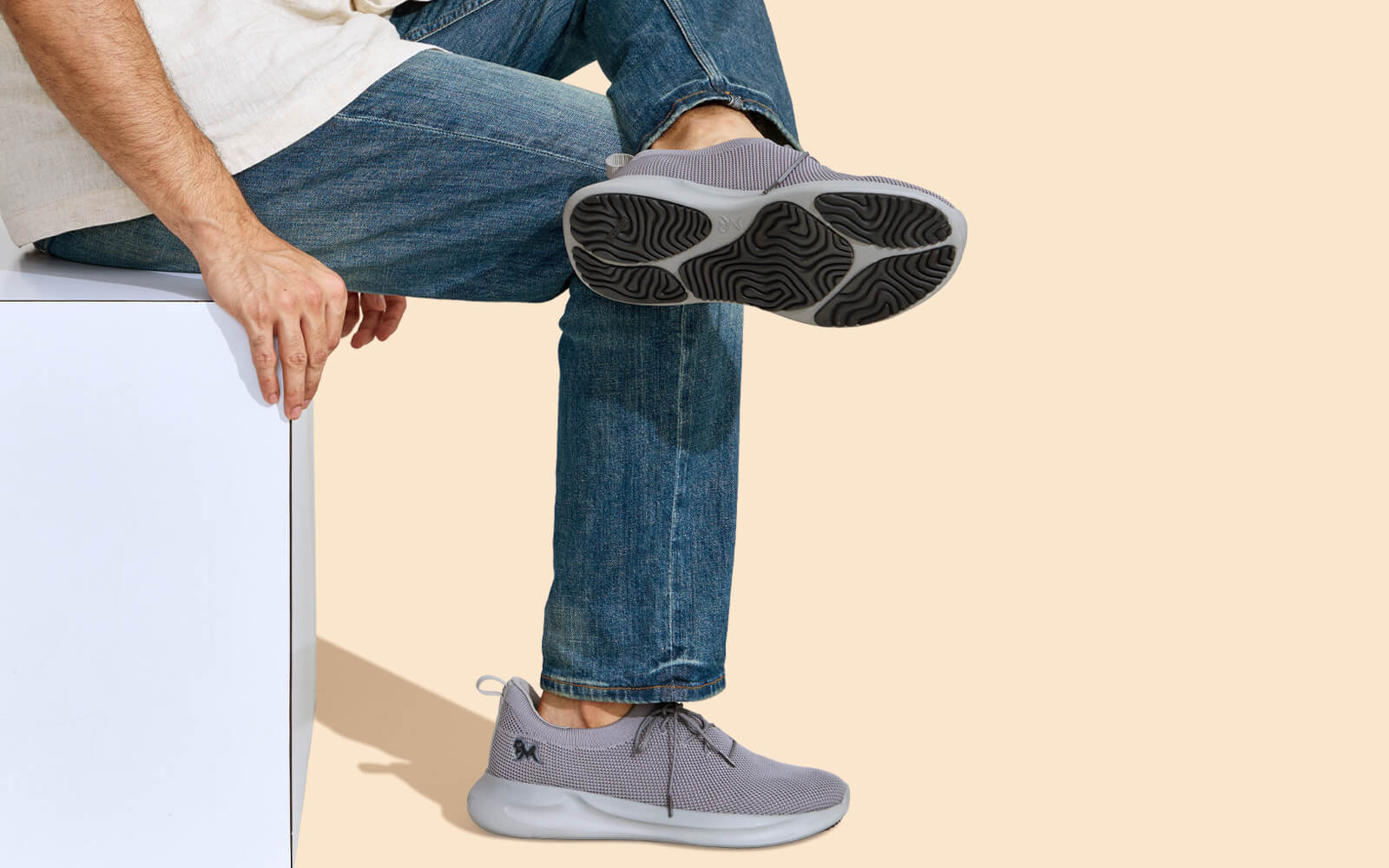 ReLive Knit Sneakers Renew : Grey - Image 6
