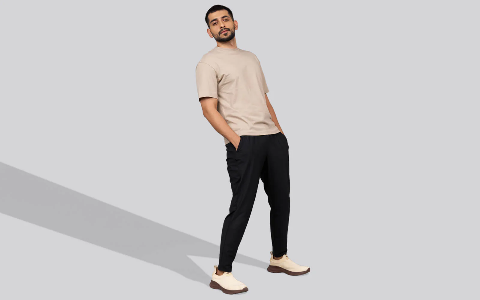Sole Max Cush Slip Ons for Men : Ivory Brown - Image 9