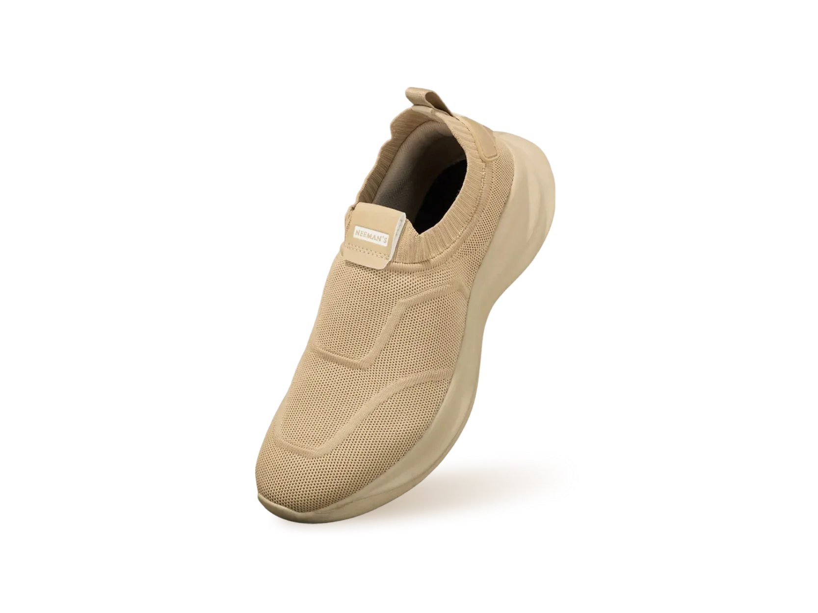Sole Max Cush Slip Ons for Men : Beige - Image 12