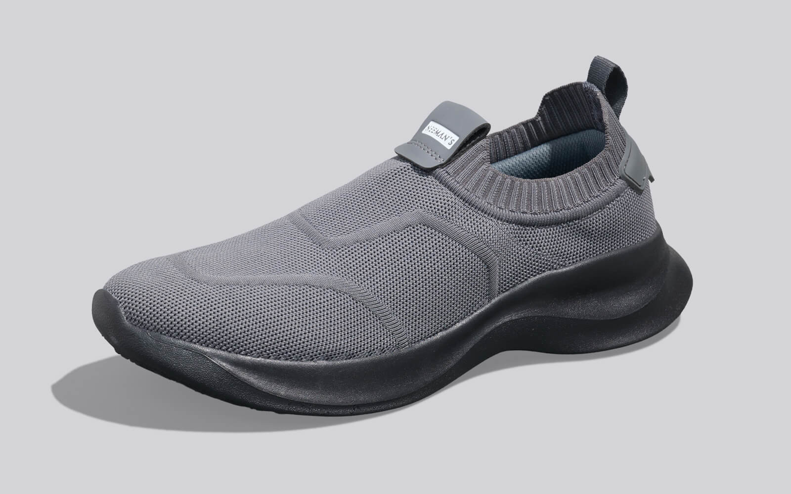 Sole Max Cush Slip Ons for Men : Dark Grey - Image 2