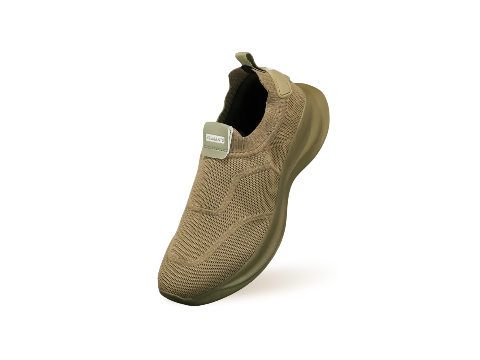 Sole Max Cush Slip Ons for Men : Olive - Image 12