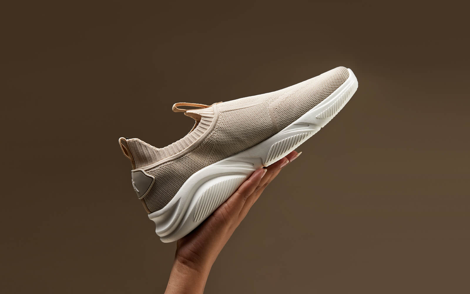 Sole Max Slip Ons : Ultra Beige - Image 3