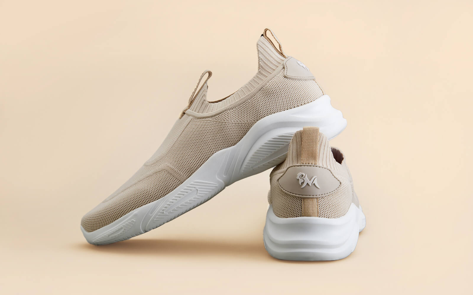 Sole Max Slip Ons : Ultra Beige - Image 9