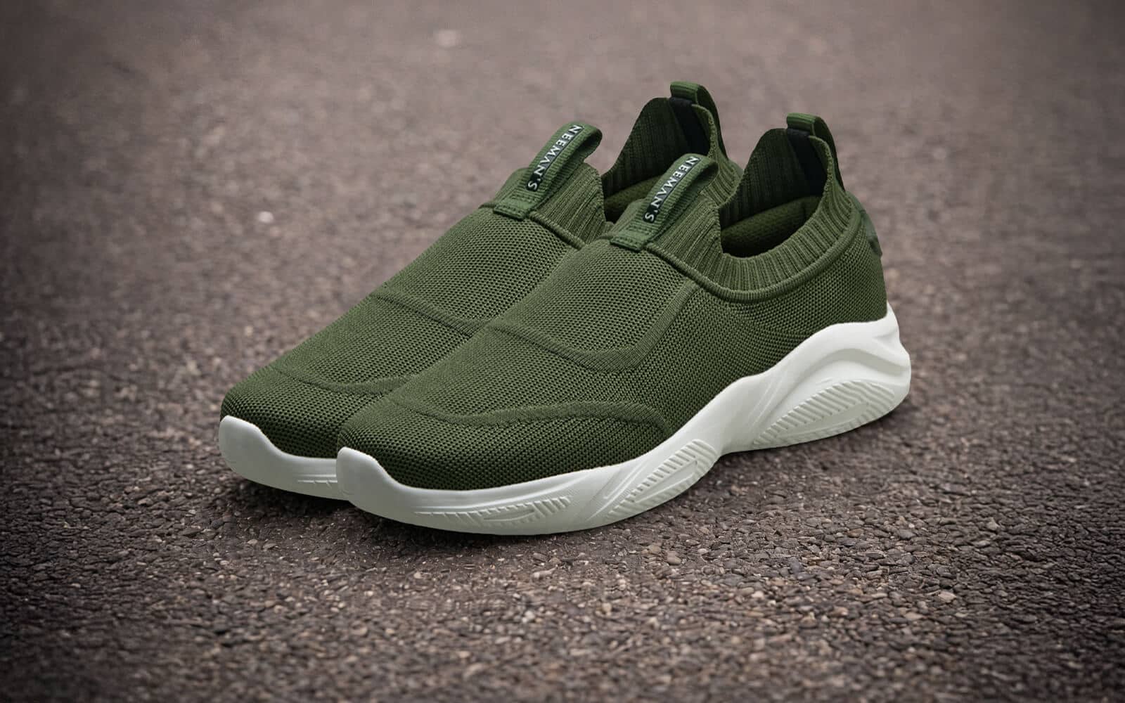 Sole Max Slip Ons : Ultra Green - Image 3