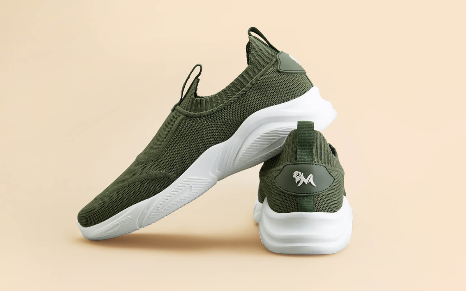 Sole Max Slip Ons : Ultra Green - Image 9