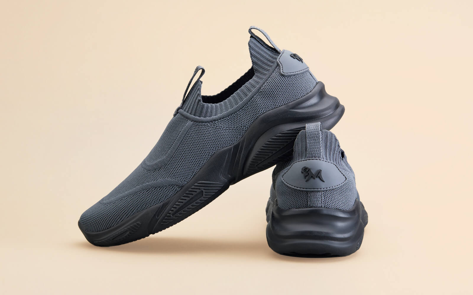 Sole Max Slip Ons : Ultra Grey - Image 8