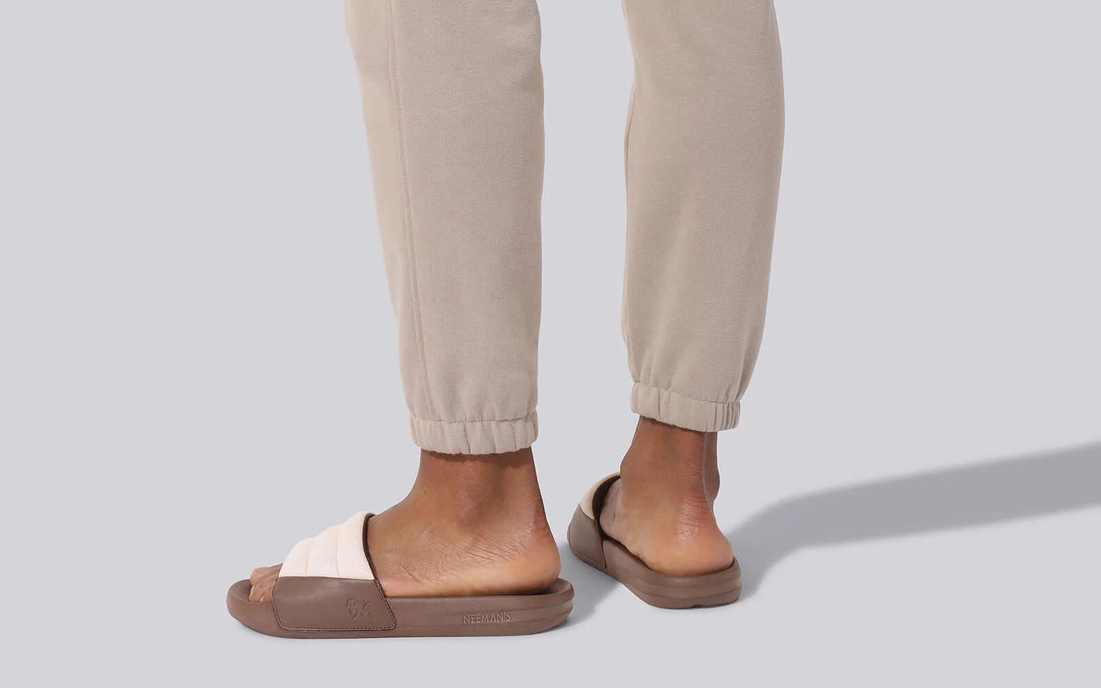 Squooshy Slides for Men : Brown - Image 10