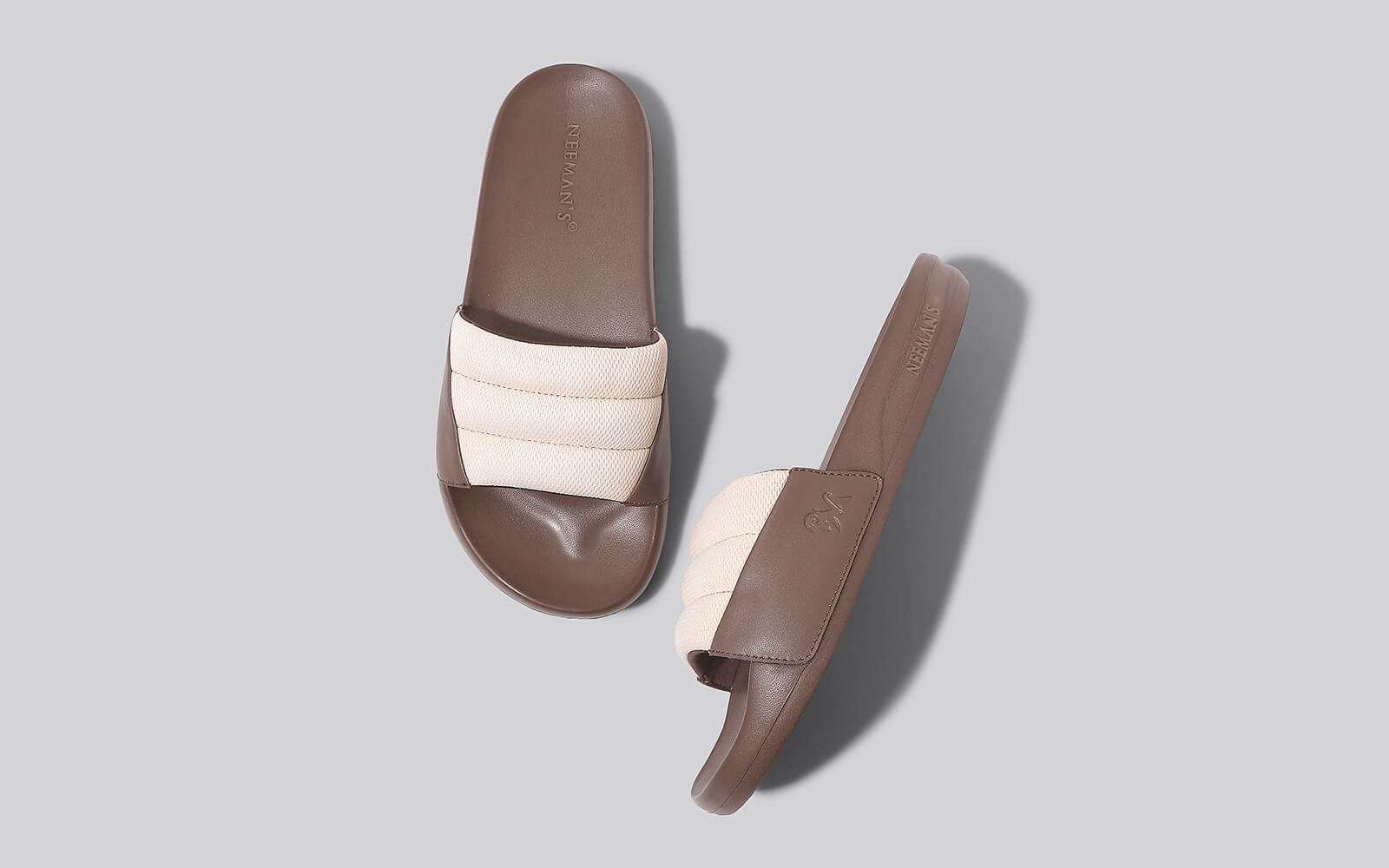 Squooshy Slides for Men : Brown - Image 7