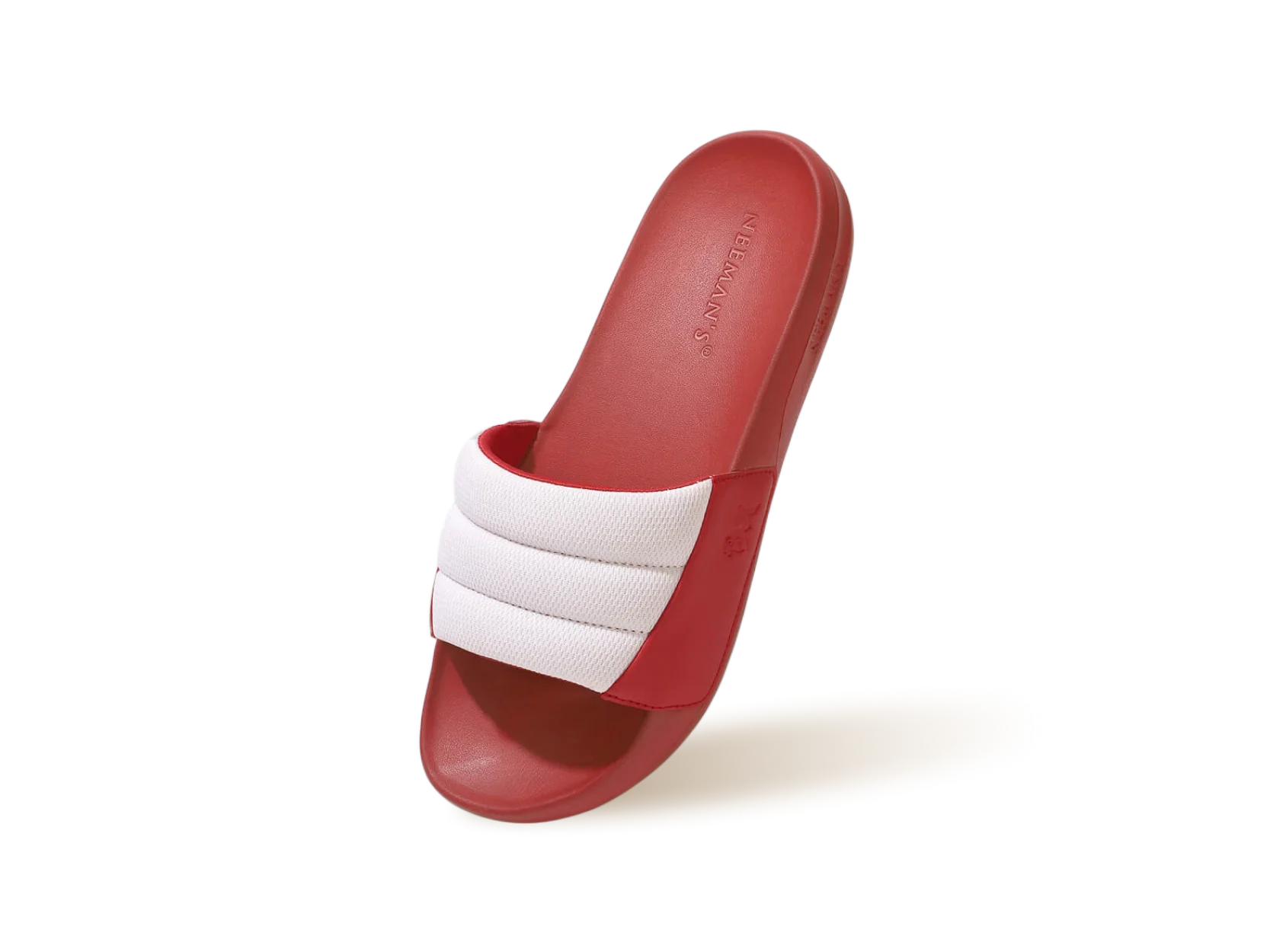 Squooshy Slides for Men : Red-White - Image 12