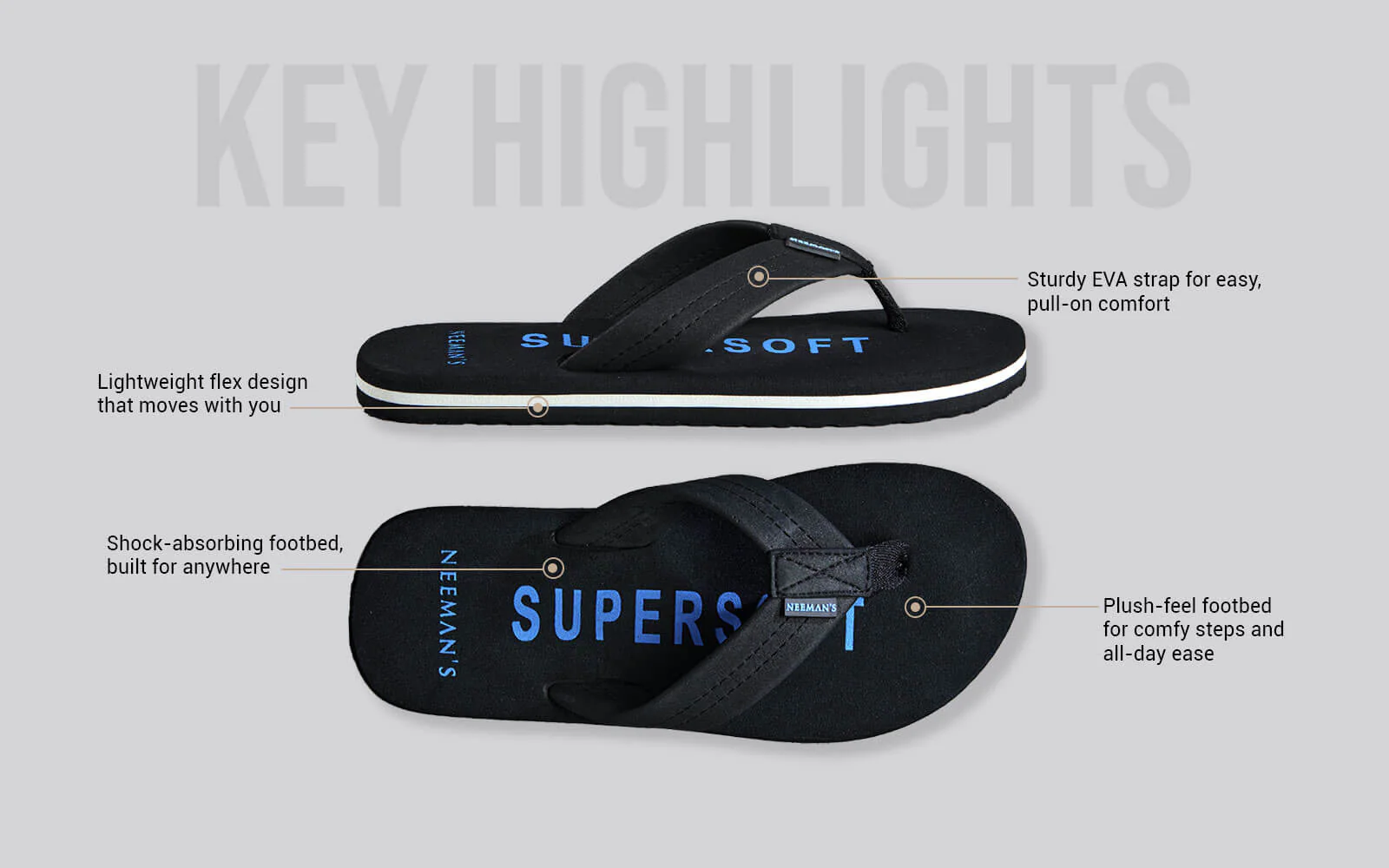 Super Soft Flips : Black - Image 4