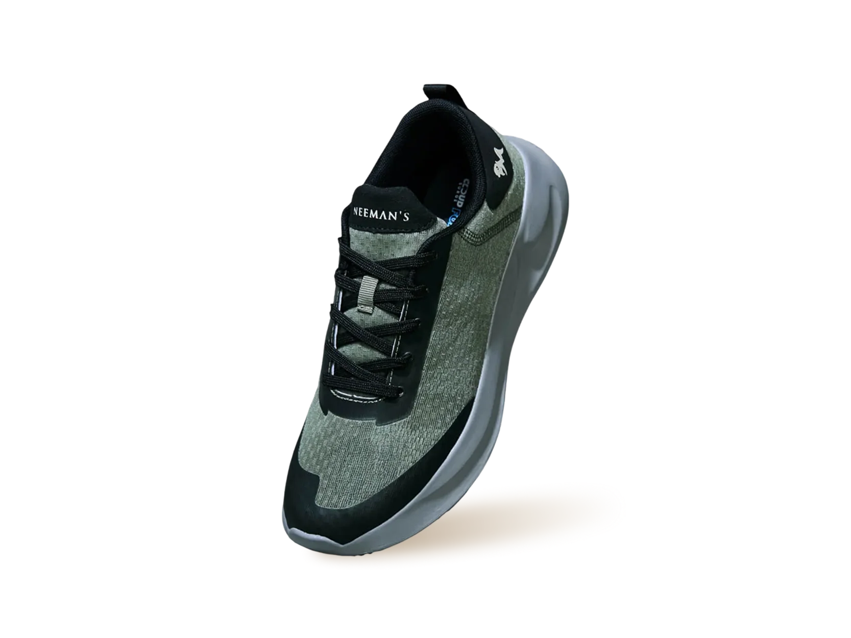 Swift Knit Sneakers For Men : Olive Grey - Image 11