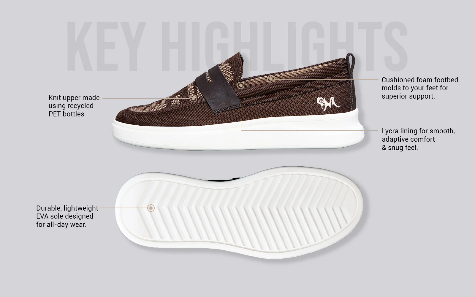 The Breezy Loafers : Brown - Image 4