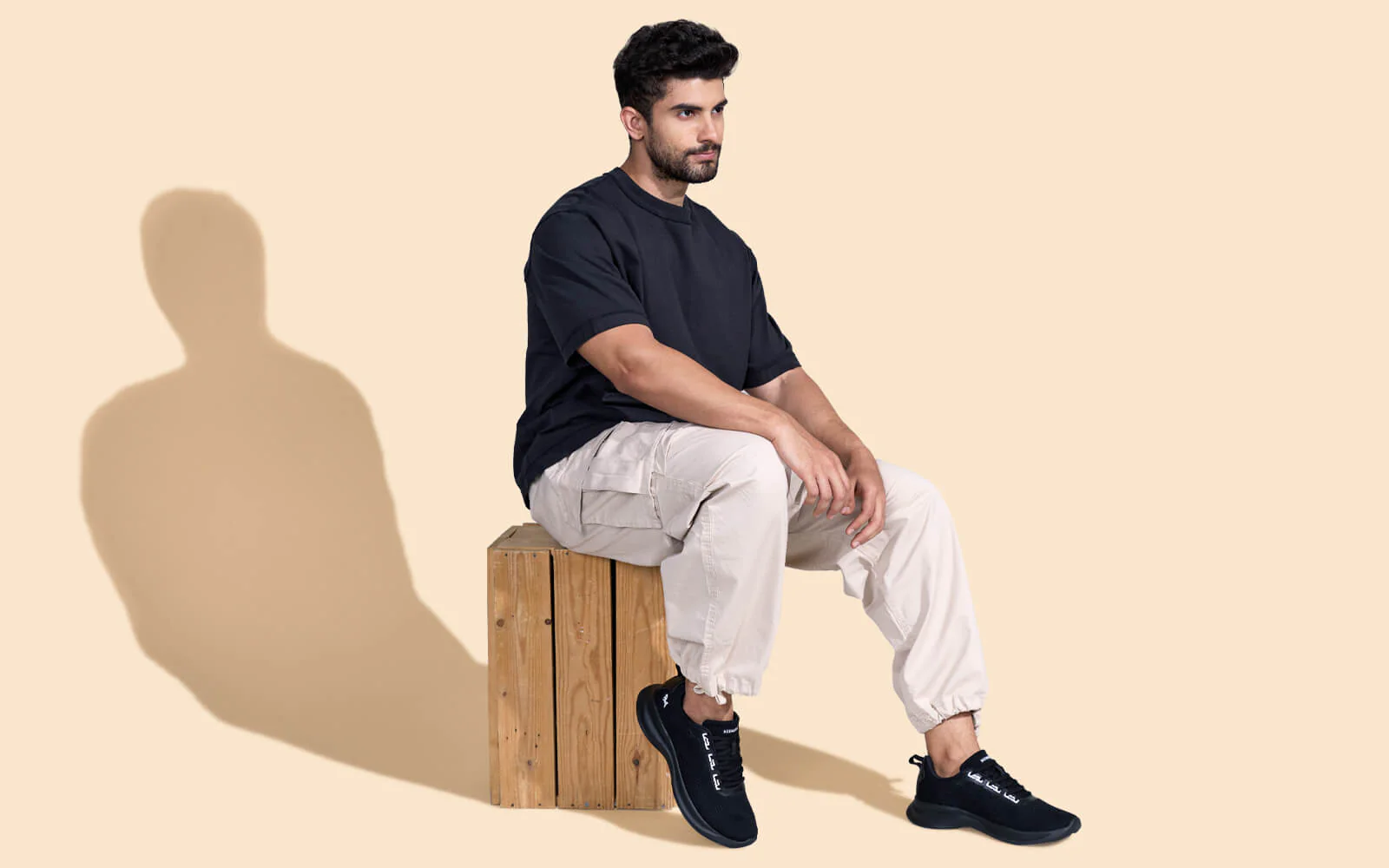 The CloudKnit Sneakers : Black - Image 10