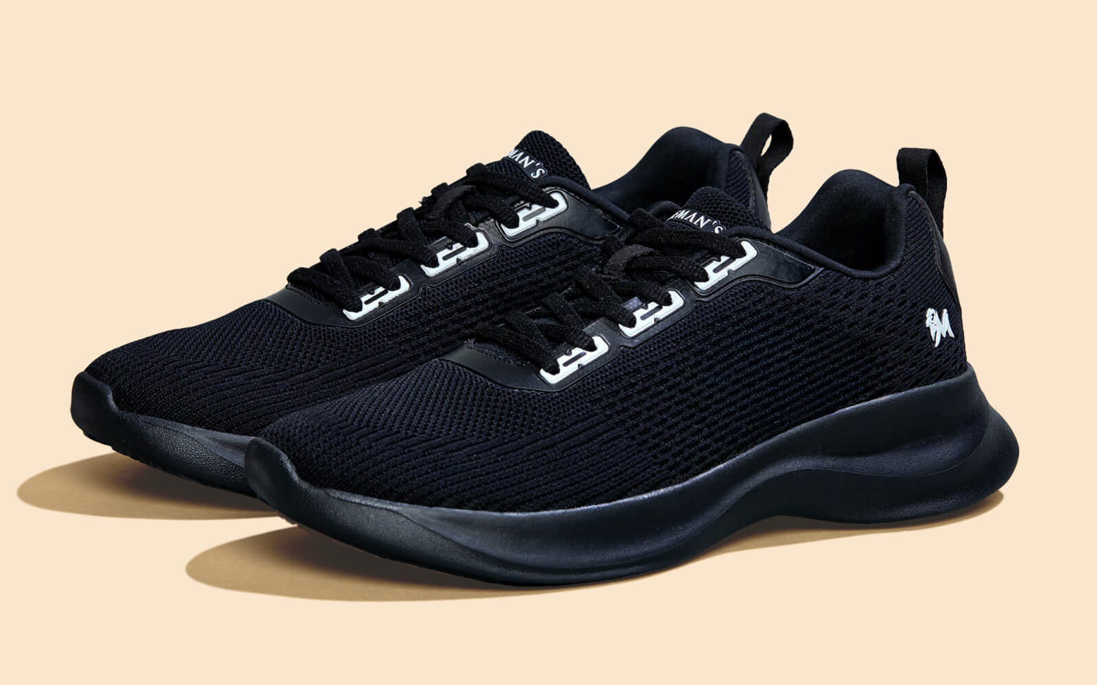 The CloudKnit Sneakers : Black - Image 7