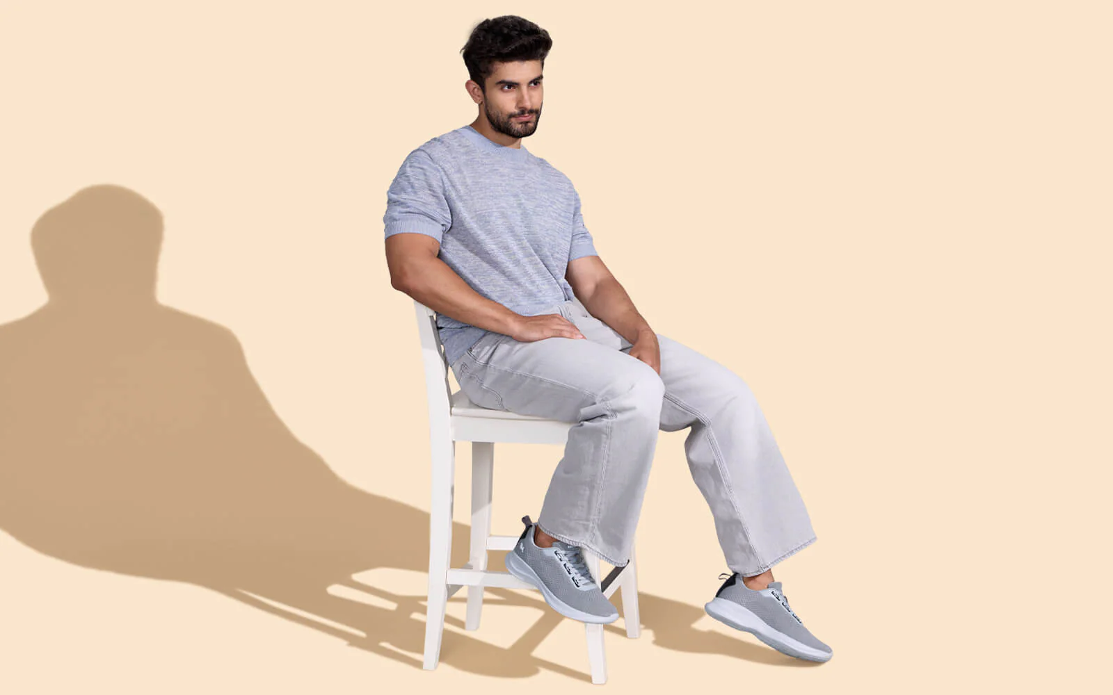 The CloudKnit Sneakers : Grey - Image 10