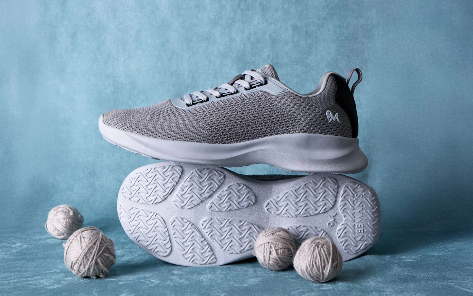 The CloudKnit Sneakers : Grey - Image 11