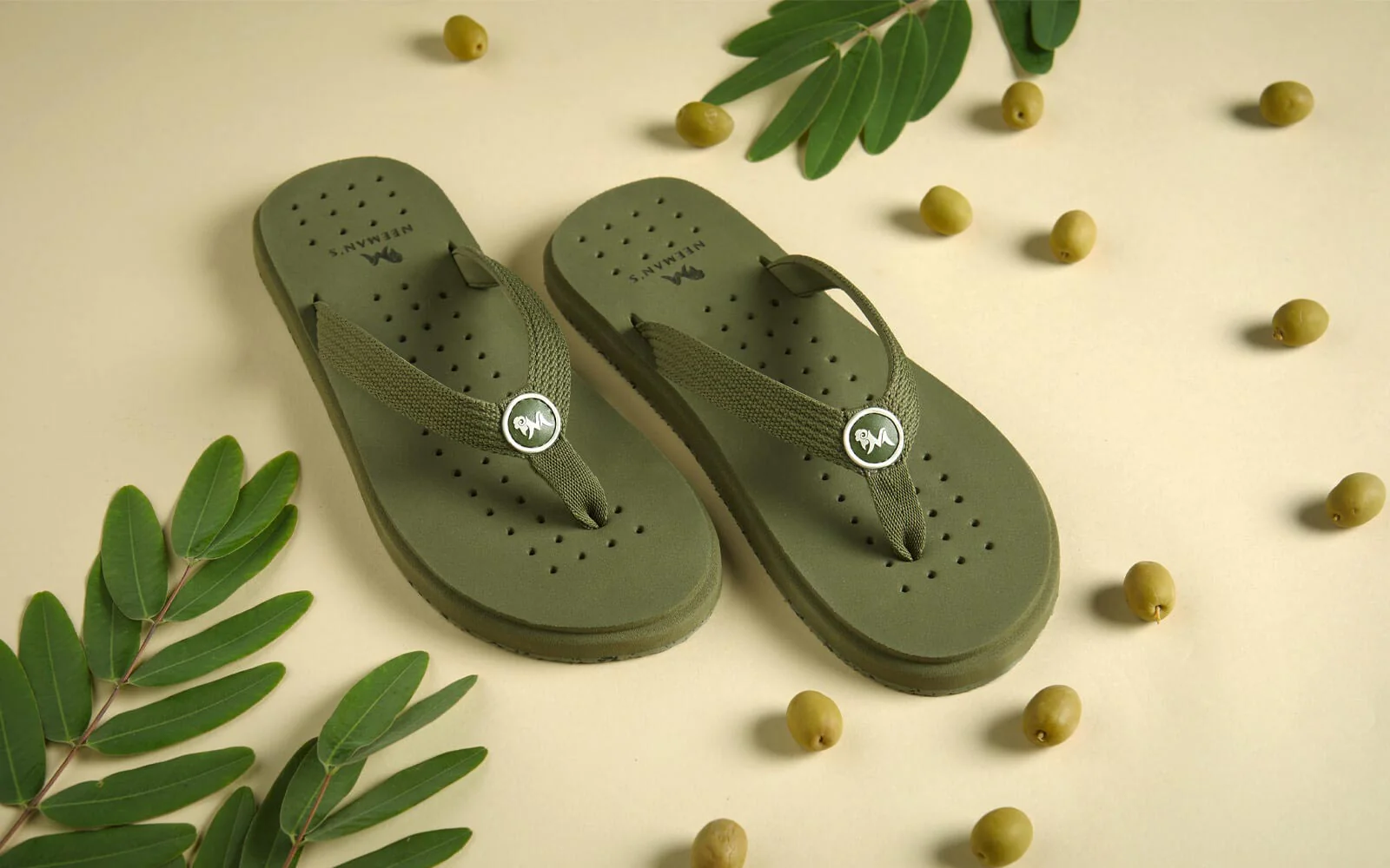 Eco Flips : Olive Green - Image 2