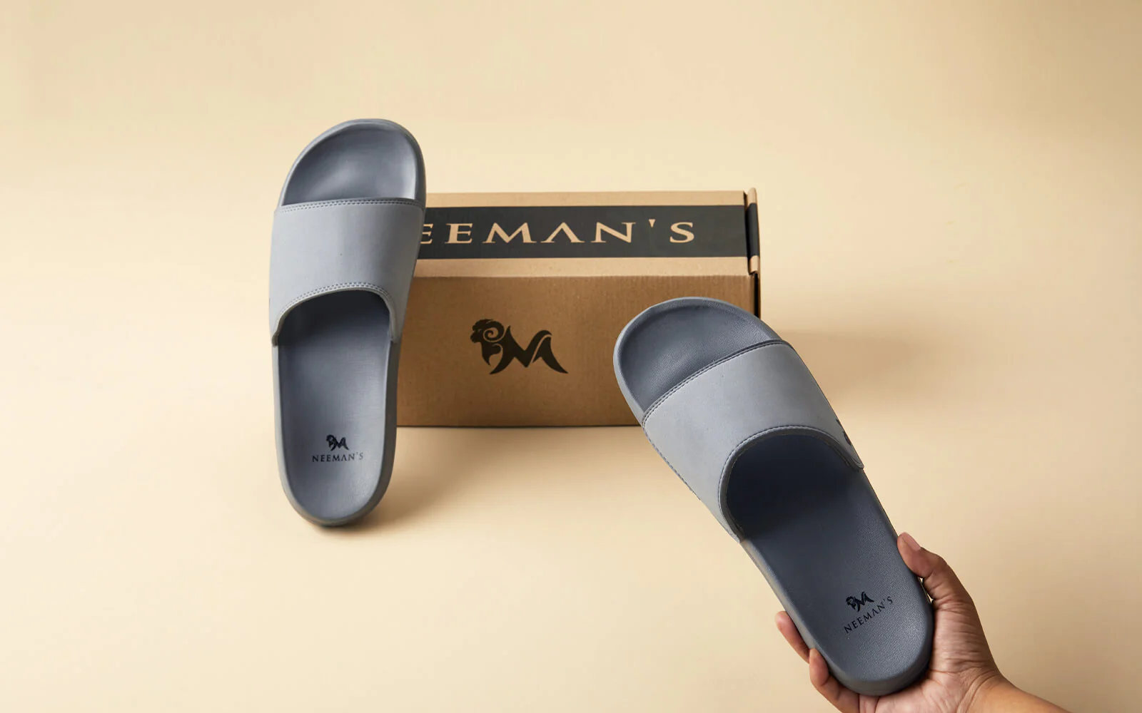 Eco Slides : Pebble Grey - Image 2