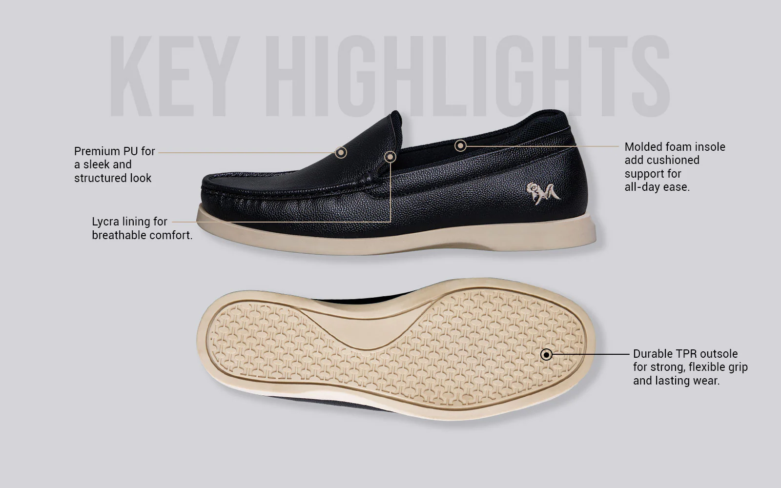 The Luxe Loafers : Black - Image 4