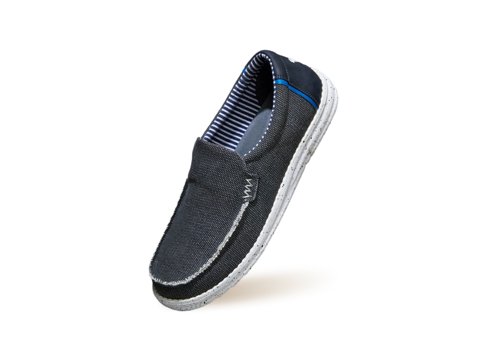 The Wanderers Slip Ons : Black - Image 11