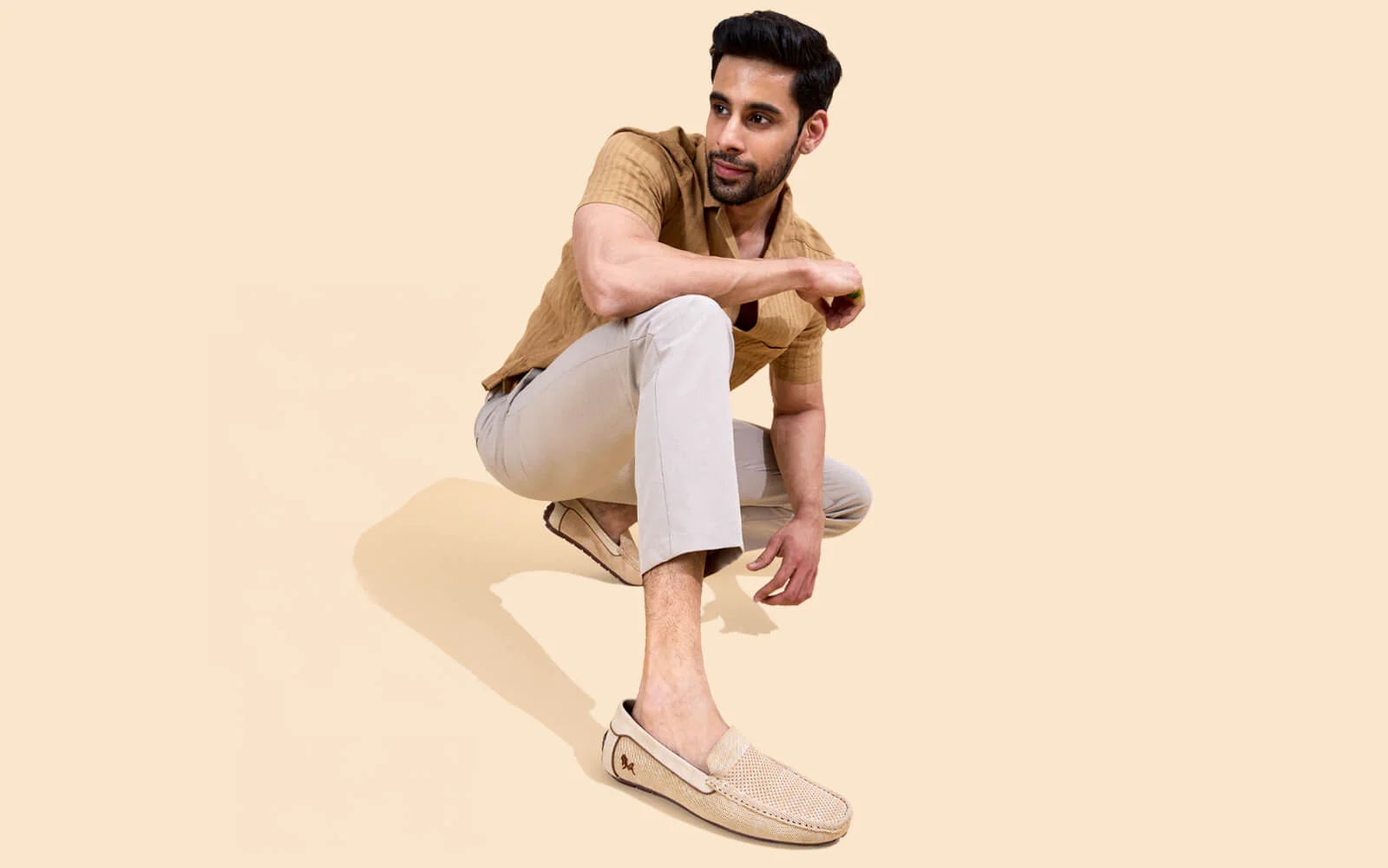 The Weave Loafers : Beige - Image 10