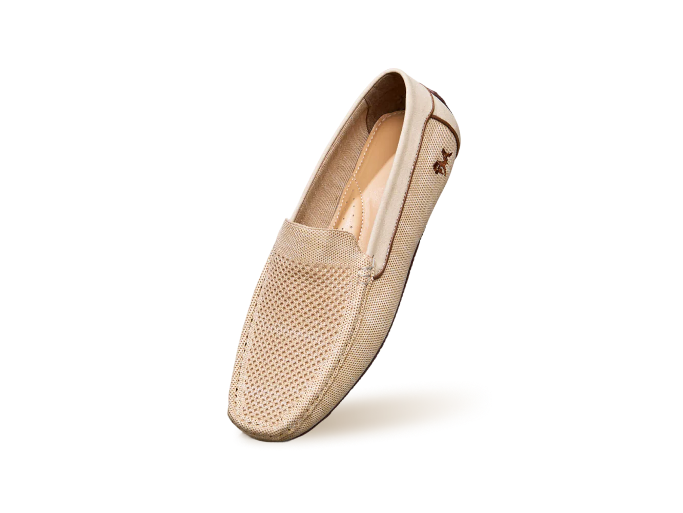 The Weave Loafers : Beige - Image 11