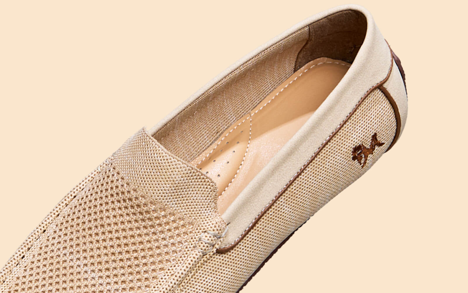 The Weave Loafers : Beige - Image 8