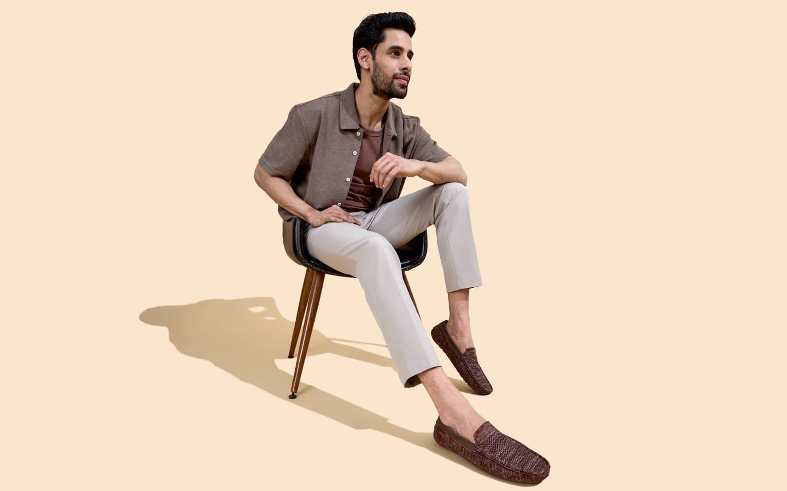 The Weave Loafers : Brown - Image 10